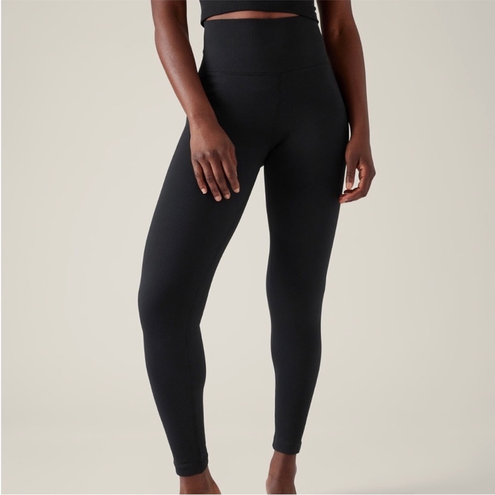 Athleta Aurora Seamless Tight High Waisted Legging M Black